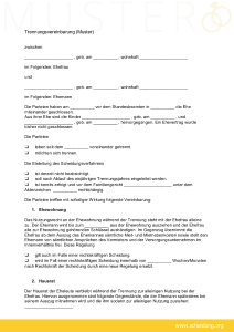 Zustimmung zur Scheidung - kostenloses Muster von scheidung.org zum Download