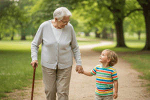 Laut Gesetz haben Großeltern das Recht, ihre Enkel zu sehen.